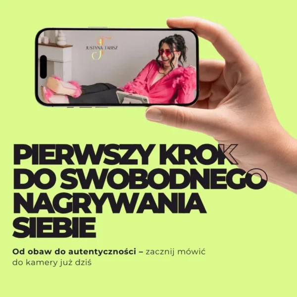 ebook pierwszy krok do swobodnego nagrywania siebie